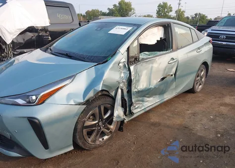 2020 Toyota Prius Xle from USA, damaged, VIN JTDKARFU9L3105546